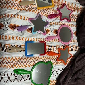Colorful Handheld Mirrors Set